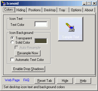 Screenshot of Iconoid